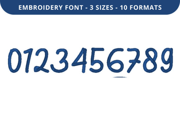 Atilla the Hug Font 0 to 9: A Seasonal Embroidery Review