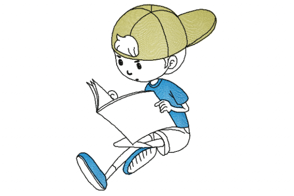 Boy Reading: A Designer's Review for Boutique Sweatshirts