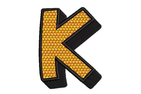 Comic Pop Art Alphabet Letter K Review for Craft Fairs
