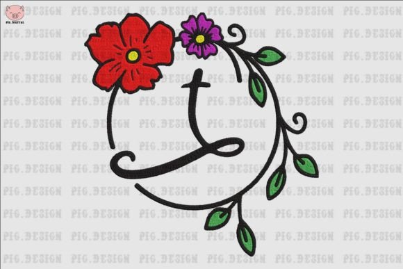 Flower Font T: A Seasonal Embroidery Design Review