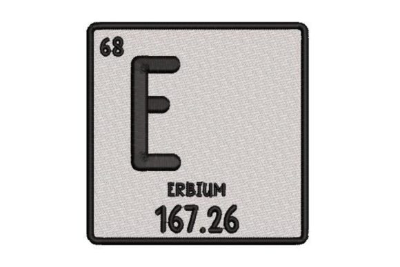 Periodic Table Alphabet E: A Designer's Review for Merch