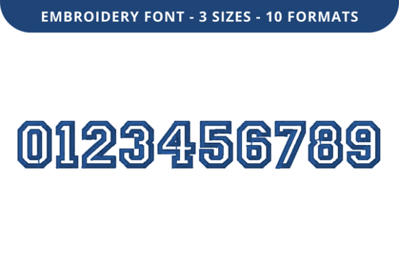Review: College Outline Font 0 to 9 for Custom Gifts
