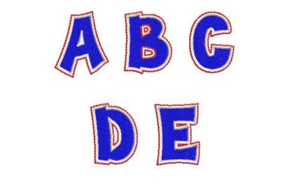 Review: Watercolorstyle Letter a-E for School Projects