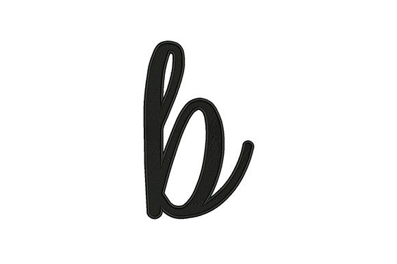 Reviewing Lowercase Alphabet B for Holiday Embroidery